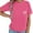 Hot Pink, variant on Feeding Shirts Women Nursing Tops Causal Distressed Mama Shirt Cute Graphic Tees Friendly Zip Maternity Breastfeeding Tops Pink, Size L