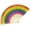 C,8.27", variant on Rainbow Folding Hand Fan, Lightweight Fabric Foldable Handheld Fan, Rainbow Pattern Portable Hand Fan, Durable Wood Ribs Decorative Folding Fan, Compact Cooling Hand Fan for Party Wedding
