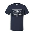 thumbnail image 2 of Wild Bobby, Ford Trucks White Sign, Cars and Trucks, Men Graphic Tee, Navy, Medium, 2 of 4