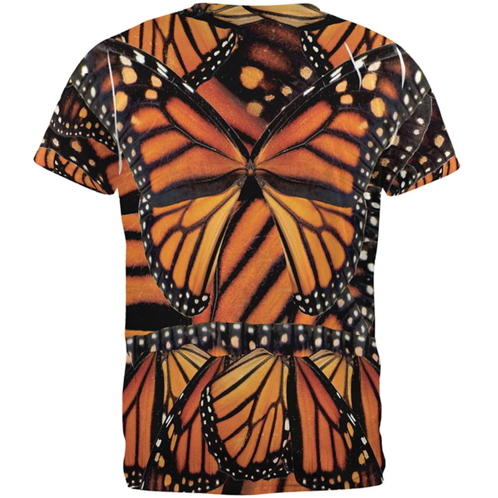 Halloween Referee Costume All Over Mens Black Back T Shirt Multi MD