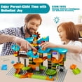 thumbnail image 4 of JIXIn 3in1 Marble Runs for Kids 4-8/Building Blocks Compatible with LEGO DUPLOS for Age 2-5/Marble Run for Kids Ages 3-5 STEM Toy Set with 164 Pcs Classic Big Block/Gift, 4 of 8