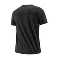 thumbnail image 5 of Big and Tall Shirts for Men Summer Fashion Solid Color Ice Silk T Shirt Round Neck Quick Drying Clothes T Shirts Men Large Shirt Mens Plain Mens Sweatpants Tall Extra Long for Pack Man M, 5 of 5