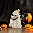 Aslersai Spooky Halloween Resin Decor Ghost Mummy Clockwork Girl Candle ...