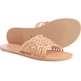 thumbnail image 2 of Matisse Women's Fred Woven Leather Flat Slip On Sandals, 2 of 5