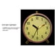 thumbnail image 2 of Reloj despertador analógico de cabecera para dormitorio, reloj redondo con pilas y retroiluminación(Blanco)(), 2 of 5