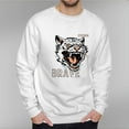 thumbnail image 3 of Men's 330g 100% Cotton Dropped Shoulder Crew Neck Sweatshirt-BRAVE, 3 of 15