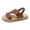 Brown, variant on Gubotare Girls Sandals Big Kid Kids Girls Toddler Garden Shoes Cartoon Beach Pool Kids Sandals Size 11 (Black,Little Kids 11)