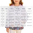 thumbnail image 3 of Nugftut Girls Jacket Hooded Print Lightweight Windproof Zip-Up Coat for Kids Size 2-3, 3 of 8