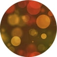 thumbnail image 1 of Ahgly Company Tapis Rond Lavable en Machine Intérieur Transitionnel Rouge Tomate, 6 Pieds Rond, 1 of 7