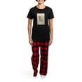 thumbnail image 4 of CafePress - English Bulldog Women's Dark Pajamas - Women's Short Sleeve Print T-Shirt and Pants Dark Cotton Pajama Set, 4 of 7