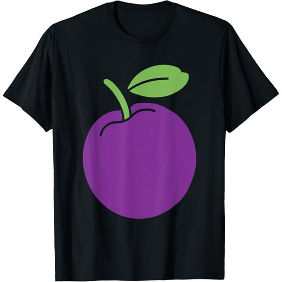 Fruit Plums small minimalist Fruits simple Plum T-ShirtPure cotton short-sleeved shirts for both men and women