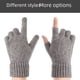 thumbnail image 2 of Guantes de invierno para pantalla táctil para hombre, cálidos para los dedos, acolchados, de lana jacquard, guantes tejidos para los dedos, 2 of 6