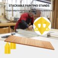 thumbnail image 4 of Spray 20 PCS Pinta Puttings apilables Mini Cono Pinta Pintura Puertas de Lenzo de Lienzo Soporte de Ascenso para Muebles de Muebles Molduras, 4 of 7