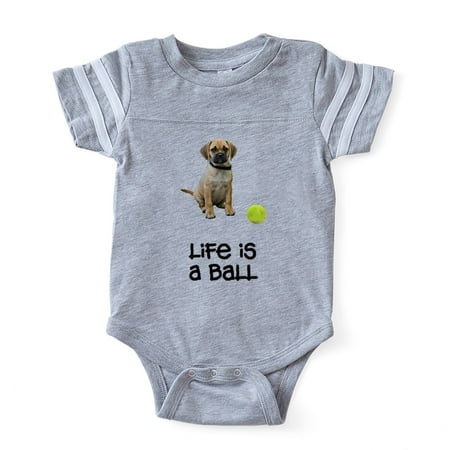 

CafePress - FIN Puggle Life - Cute Infant Baby Football Bodysuit