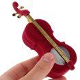 thumbnail image 4 of unbranded Con De Violín Color Rosa Para Almacenamiento De Anillos Y Accesorios, 4 of 5