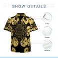 thumbnail image 7 of High Quality Hawaiian Shirts for Men Short Sleeve Aloha Beach Shirt Floral Summer Casual Button Down Shirts Blouses RNZ4FW, 7 of 7
