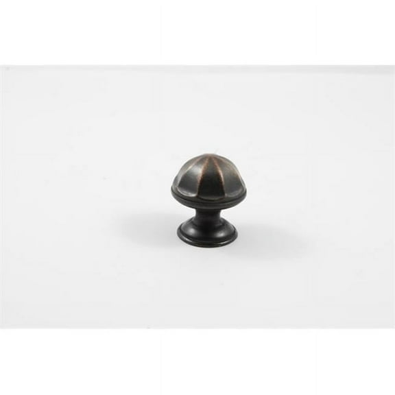 Mushroom Cabinet Knob, Venetian Bronze