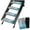 Water, variant on Yuyamidu Aztec Western Geometric RV Steps Covers Rugs 4 Pack RV Camper Step Stair Covers Rugs Non-Slip Camper Step Covers Blue RV Stair Carpet with Hook and Loop