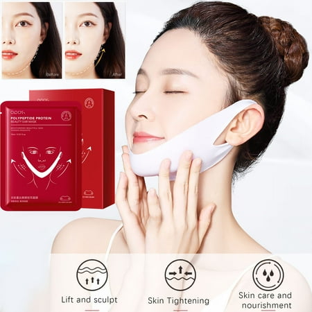 

Polypeptide Protein Beauty Hanging Ear Mask Tightening V-face Mask 75ml Pointed Chin Lifting