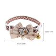 thumbnail image 2 of YSNOOWE 2Ud Collar Con Pajarita Decorativa Y Para Con Elástica De, 2 of 7