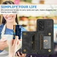 thumbnail image 2 of ELEHOLD Magnetic Wallet Case for Samsung Galaxy A53 5G,PU Leather Card Slots Stand Function Shockproof  Multi-Functional Purse Case with Wrist Strap for Samsung A53 5G,Black, 2 of 7