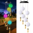 thumbnail image 2 of Wind Chimes Crystal Ball Solar Wind Chimes Color-Changing Outdoor Waterproof Wind Mobile Led Solar Powered, 2 of 5