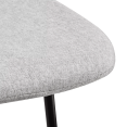 thumbnail image 4 of Bouclair Tabouret de Bar en Tissu Gris et Métal, 4 of 6