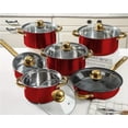 thumbnail image 1 of Juego de utensilios para cocinar 12 Pzas Acero Inoxidable Color Rojo, 1 of 5