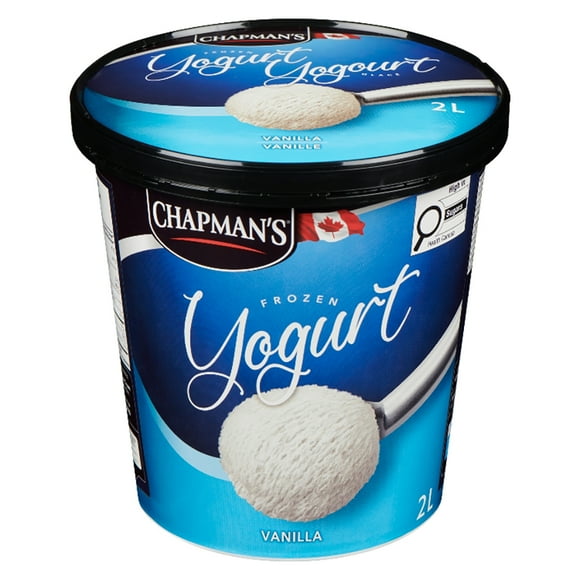 Chapman's Frozen Yogurt, Vanilla in a Tub, 2L