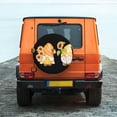 thumbnail image 6 of Goofa Sunflower Gnomes 5 Pattern Universal Tire Cover for Jeep, SUV, Truck, and Trailer – Waterproof, UV-Resistant,Easy to Install, Fits 14"-17" Tires-14 inch, 6 of 6