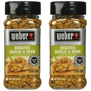 Weber Roasted Garlic & Herb Seasoning - 7.75 oz (2 Pack)