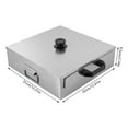 thumbnail image 4 of Rice Noodle Rolls Machine Household Food Steamer 1 Layer W/ Stainless Extra Tray, 4 of 19