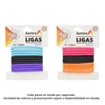 thumbnail image 1 of Ligas para el cabello Aurrera unitalla varios colores con 12 pzas, 1 of 3