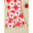 thumbnail image 7 of Nygoyerh Toddler Baby Girls Summer Bell Bottom Jumpsuit Flower Print Sleeveless Suspender Romper Pants Infant Cute Square Neck Flare Overalls 3M 6M 12M 18M 24M 3T, 7 of 7