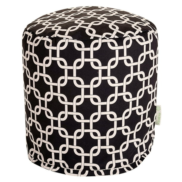 Majestic Home Goods Links Indoor Outdoor Ottoman Pouf