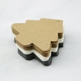 thumbnail image 4 of 100pcs Christmas Tree Shape Label Kraft Paper Vintage Blank Name Tag Price Tags Wedding Party Gift Tags (Brown), 4 of 7