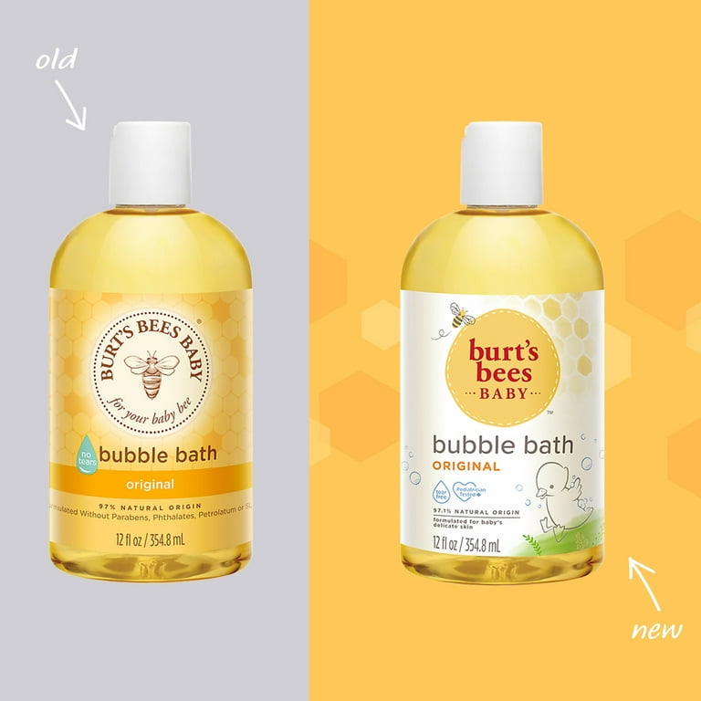 Bella B Bubble Bath for Baby & Kids 8 oz - Organic Bubble Bath for Toddlers - Toddler Bubble Bath Tear-Free Baby Bubble Bath Organic - Natural