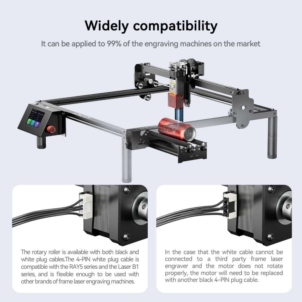 Multipurpose Roller Engraving Machine Rotary Roller Engraving Module For Cylindrical Object