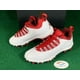 thumbnail image 1 of New OG Strike N I-K-E Jo r-dan Retro 10 Low TD Football Cleats White Red 11 CQ2072, 1 of 6