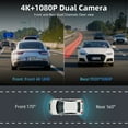 thumbnail image 6 of FFN Dash Cam Front and Rear, 4K Dash Cam with WiFi & GPS, Dash Camera for Cars, Dashcam with APP, Car Camera with G-Sensor, Night Vision, WDR, Loop Recording, Parking Mode, Free 32GB SD Card, 6 of 12