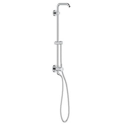 Grohe 26487000 Retro-Fit Single Handle Shower System with Slide Bar, Starlight