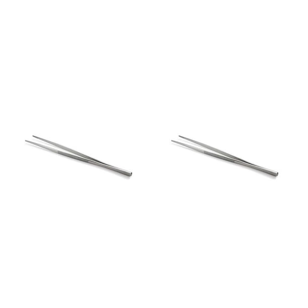 Pinzas largas Advancent para comida Acero inoxidable 30 centimetros 2piezas