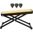 thumbnail image 1 of WHAMVOX 1 Pce Pédale de Guitare Jaune Performance Réglable Pliable pour Guitare Confortable, 1 of 8