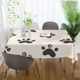 thumbnail image 3 of Yayeee Tablecloths 60" x 120" Rectangle Wrinkle Resistant Party Table Cover, Cute Cat Paw, 3 of 8