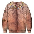 thumbnail image 2 of Sweat-shirt de Mode Imprimé Imprimé Graphique de Noël Cardigan d'Hiver à Col Rond Veste à Manches Longues Fermeture Chemisier à Capuche Soft Outwear, 2 of 7