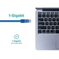 thumbnail image 5 of Monoprice 9794 Cat6 100ft Blue Patch Cable, Snagless RJ45, 24AWG, 550MHz, 5 of 6