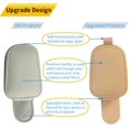 thumbnail image 2 of 2 Packs Sunglasses Holders for Car Visor - Magnetic Leather Sunglasses Holder and Ticket Card Clip - Car Visor Accessories (Beige), 2 of 14