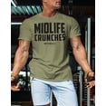 thumbnail image 3 of Gymish Midlife Crunches Workout Gym Shirt for Men – Motivational TShirt, Mens Gym Shirt, Gym TShirts for Men, Gym Clothes for Men, Funny Men's Workout Shirts, Athletic Gym Wear, 3 of 5