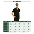 thumbnail image 7 of HAOMEILI Mens Short Sleeve Polo Shirts Casual Slim Fit Basic Designed Cotton Shirts, 7 of 7