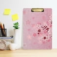 thumbnail image 6 of FMSHPON Cherry Bloosm Spring Clipboard Hardboard Wood Nursing Clip Board and Pull for Standard A4 Letter 13x9 inches, 6 of 8